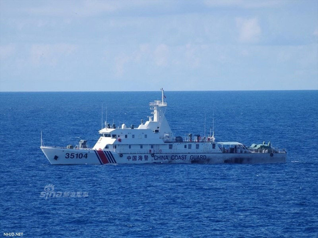 中国15艘海警船保卫钓鱼岛 史上最多