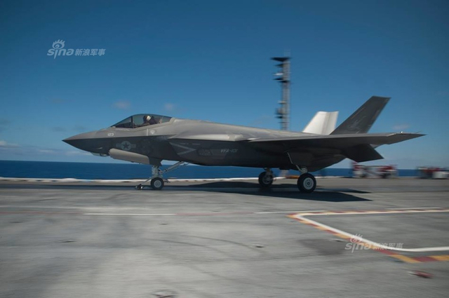 美F35舰载机对中国威慑