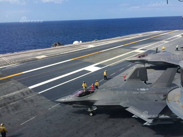 美国F35C舰载机将在2018年使用