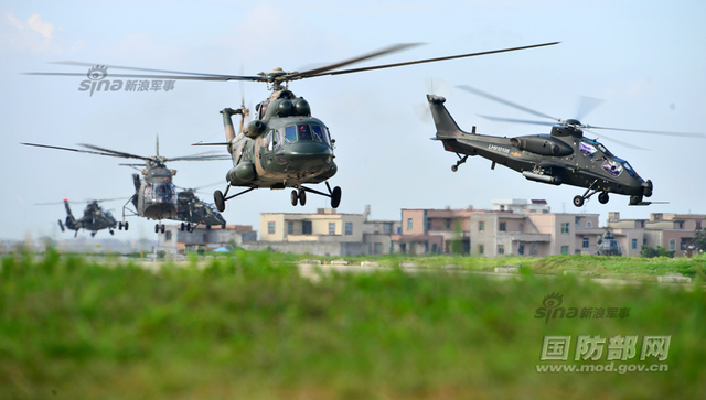解放军的树梢杀手！中国陆航直升机一天天增多