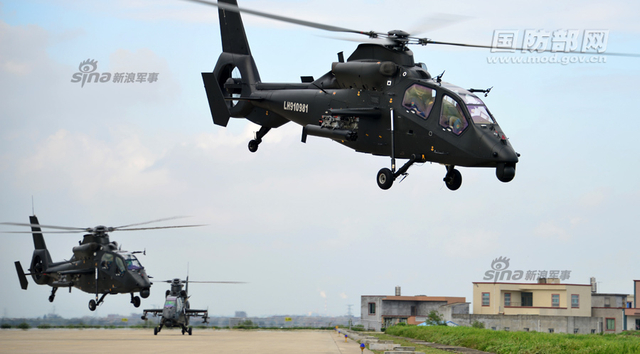 解放军的树梢杀手！中国陆航直升机一天天增多