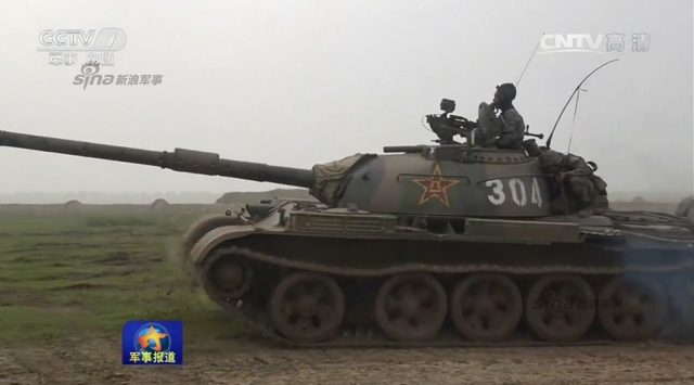 59坦克真不少！解放军第26集团军重装甲群出动