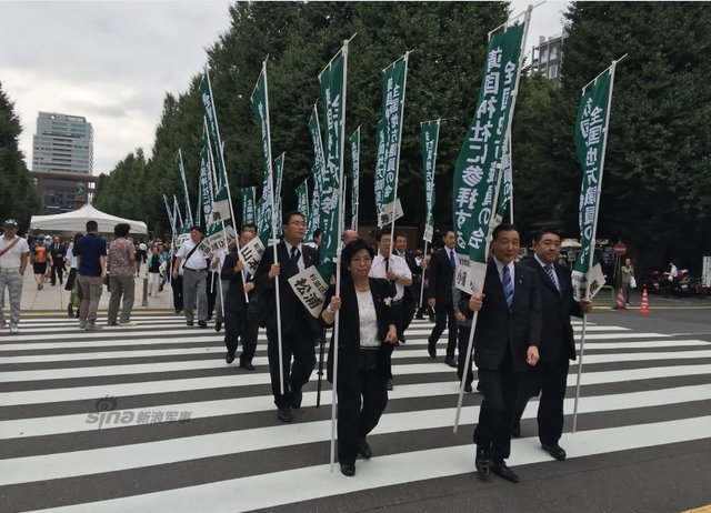 还贼心不死！8·15日本战败日右翼分子“拜鬼”
