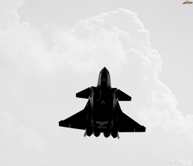两年内中国装备36架歼20战机