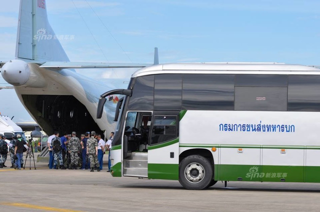 解放军运9首次出国去泰国演习