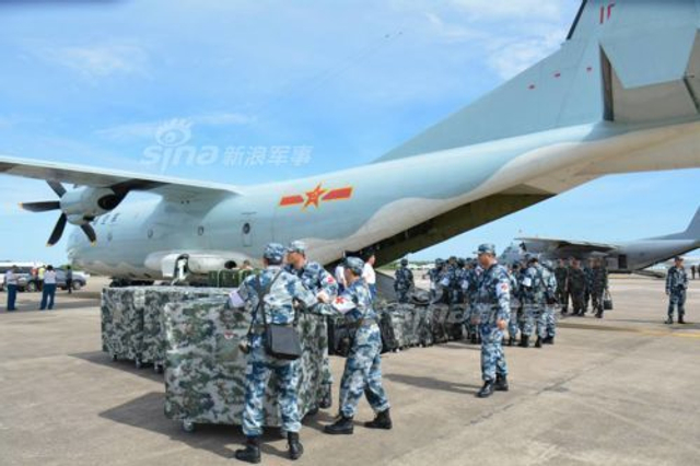 中国军队抵达泰国进行军事医学联合演练