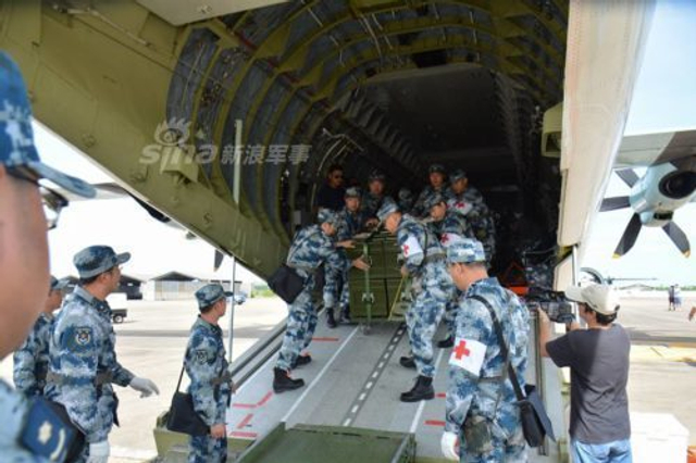 中国军队抵达泰国进行军事医学联合演练