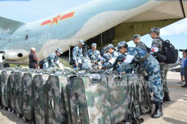 中国军队抵达泰国进行军事医学联合演练