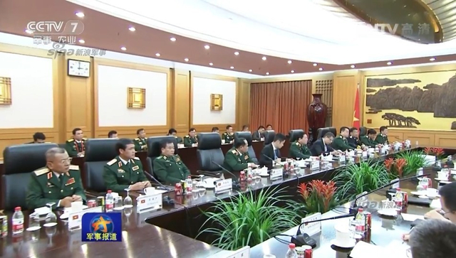 越南防长访华 向毛主席纪念堂献花篮并瞻仰遗容