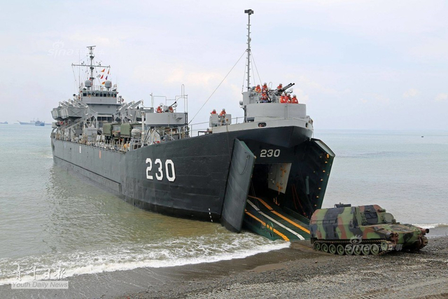 台军汉光演习演练登陆战