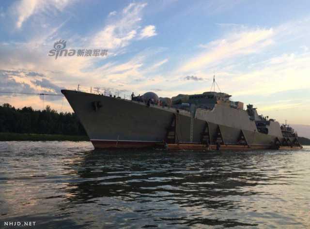 越南护卫舰海试上层建筑全没装