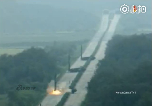 或将核击美日韩！朝鲜一日连射3枚芦洞弹道导弹