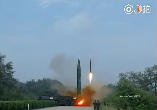 或将核击美日韩！朝鲜一日连射3枚芦洞弹道导弹