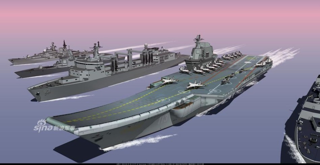 舰岛早日吊装！中国国产航母曝光最近进展