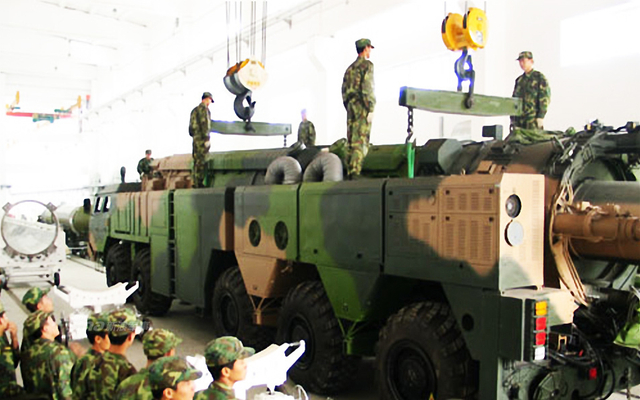 中国东风21D反舰弹道导弹曝光反舰能力