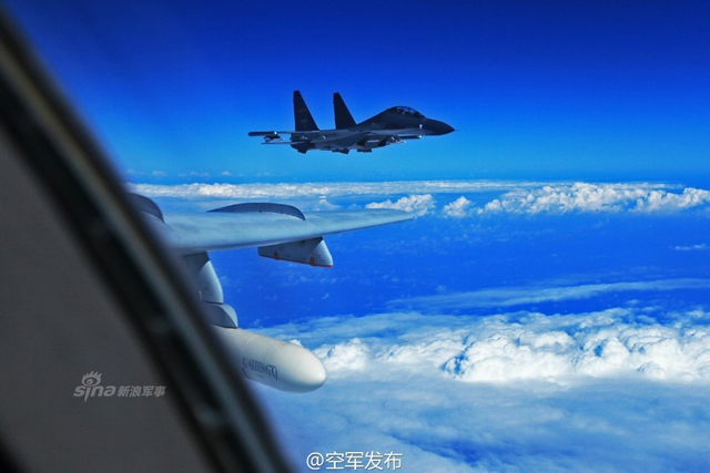 中国空军40多架战机出西太平洋 9月以来第二次