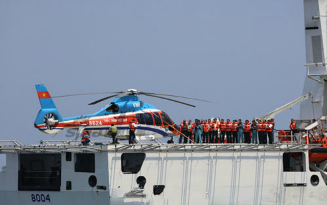 想跟中国一争高下？越南两千吨级新海警船交付