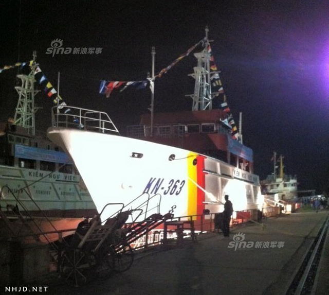 想跟中国一争高下？越南两千吨级新海警船交付