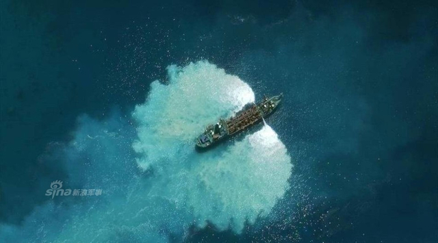 10年展现大自然力量！中国南海永暑礁如何变岛