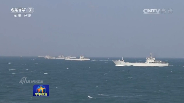 震慑台独！中国陆海空三军在东海进行登陆演习
