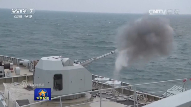 震慑台独！中国陆海空三军在东海进行登陆演习