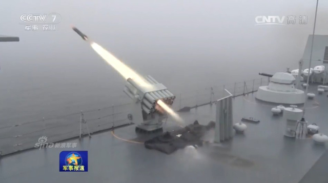 震慑台独！中国陆海空三军在东海进行登陆演习