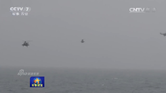 震慑台独！中国陆海空三军在东海进行登陆演习