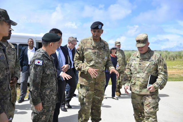 真是欠收拾！韩国高官亲赴关岛 观美军萨德反导