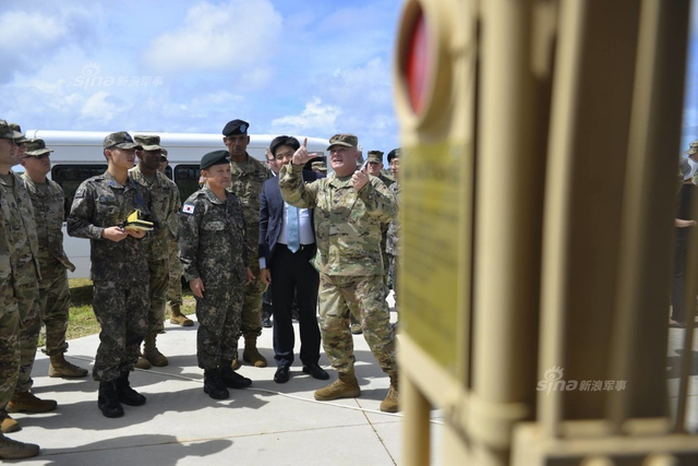 真是欠收拾！韩国高官亲赴关岛 观美军萨德反导