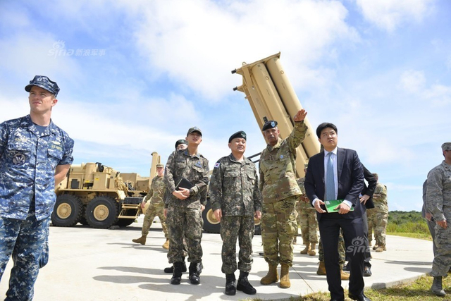 真是欠收拾！韩国高官亲赴关岛 观美军萨德反导