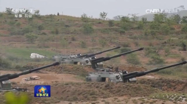 解放军两栖合成营05式战车突击：备战台海战事
