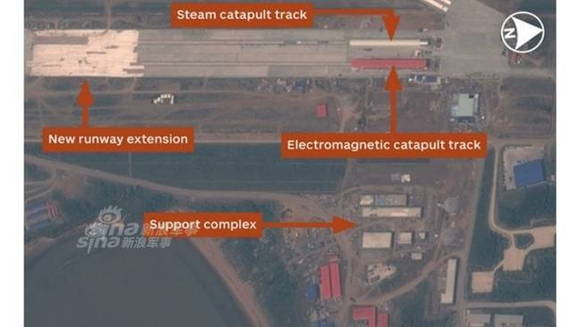 中国或已做电磁弹射测试:下艘航母却用蒸弹?