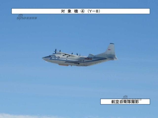 中国机群穿越宫古海峡震惊日本