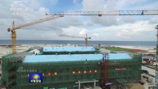 南海岛礁基地化！中国永暑礁竟建漂亮医院大楼
