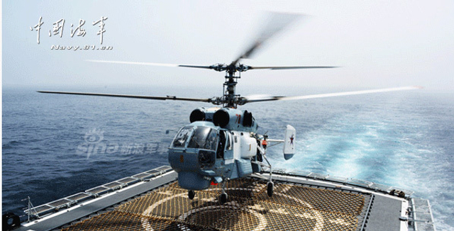 帮中国戏弄日本？俄卡27反潜直升机现身钓鱼岛