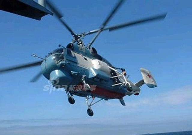 帮中国戏弄日本？俄卡27反潜直升机现身钓鱼岛