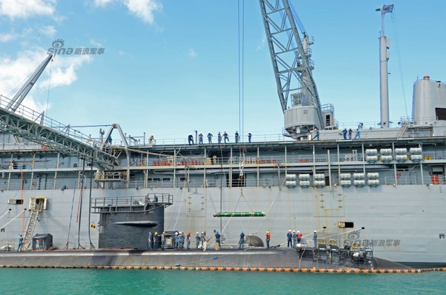 准备对付中国?美军核潜艇装战斧导弹垂发装置