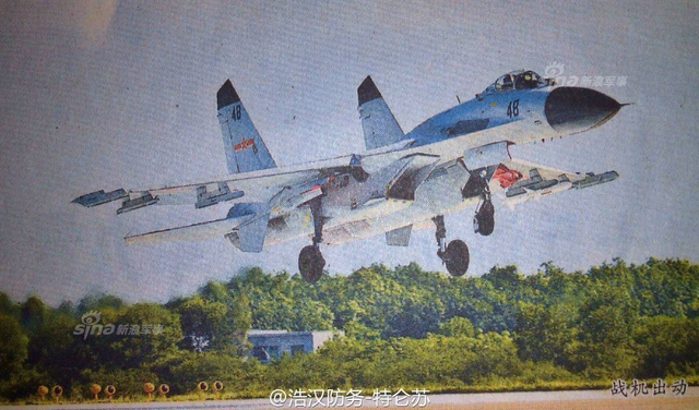 中国72架歼11BH战机部署海南：轮流上永兴岛