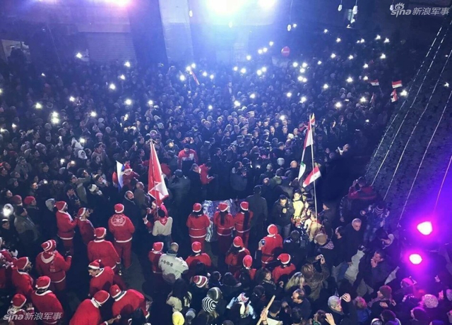 叙利亚欢庆阿勒颇大捷!迎圣诞