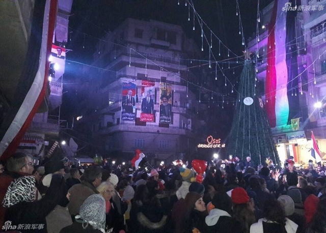 叙利亚各地欢庆阿勒颇大捷！民众街头喜迎圣诞