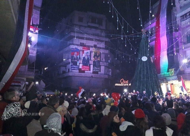 叙利亚各地欢庆阿勒颇大捷！民众街头喜迎圣诞