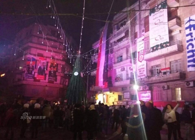 叙利亚各地欢庆阿勒颇大捷！民众街头喜迎圣诞