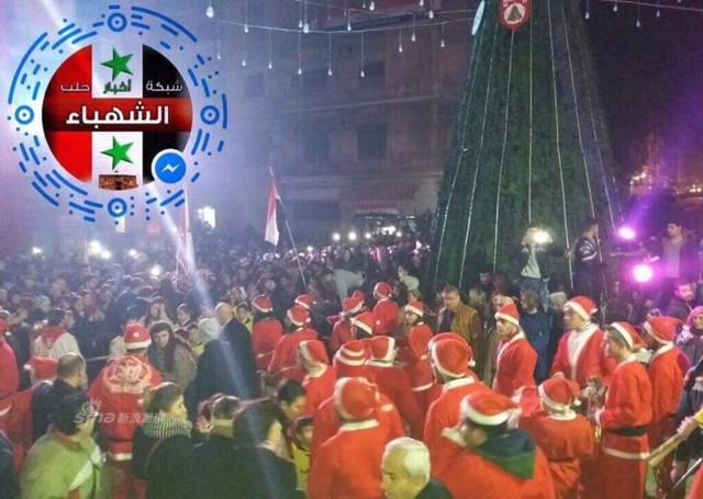 叙利亚各地欢庆阿勒颇大捷！民众街头喜迎圣诞