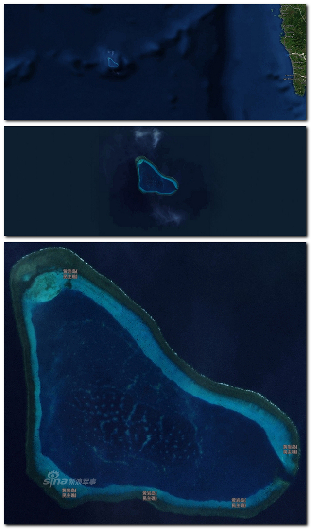 边开飞机边摄影!轰6K男神机长拍下黄岩岛美照