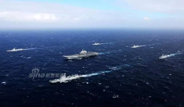 中国海军迎接2017：航母在南海 两舰队在印度洋