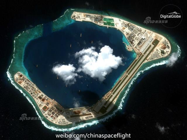 中国南海渚碧礁化身红警基地!