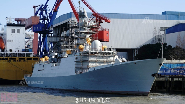 一年造一个舰队!中国国产航母和战舰停满船厂