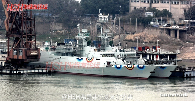 一年造一个舰队!中国国产航母和战舰停满船厂