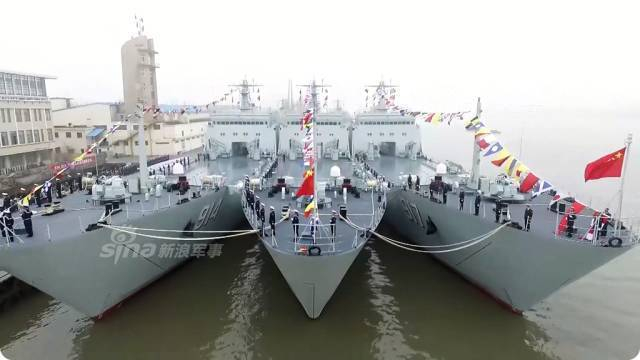 目标直指钓鱼岛！解放军新登陆舰现身夺岛演练