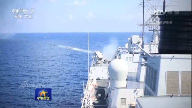 备战美军闯南海：我军南海演习构筑三层防空网